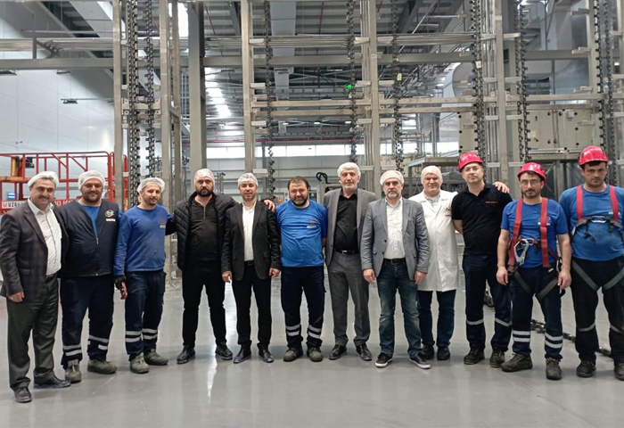 Hanerolu, Ahmet svan Halk Ekmek fabrikasn ziyaret etti