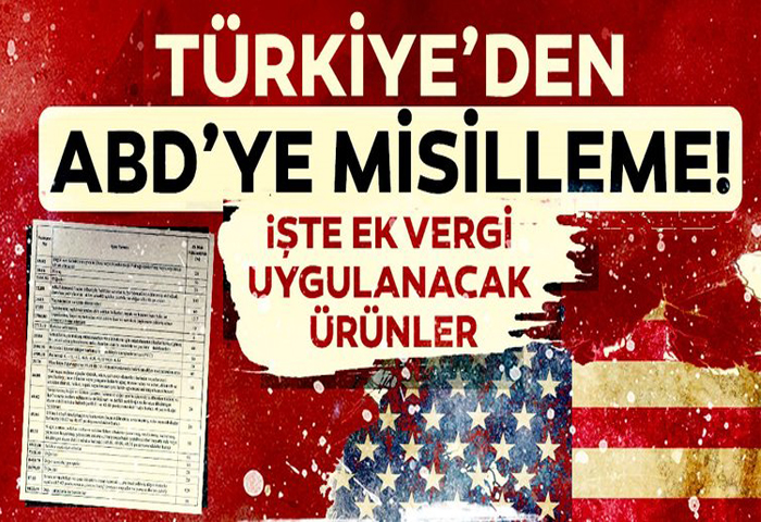 Trkiye'den ABD'ye misilleme