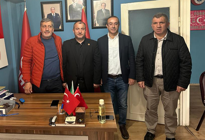 Hanerolu ve Karada, MHP ile bakan Gkyldza Hayrl olsun ziyaretinde bulundu