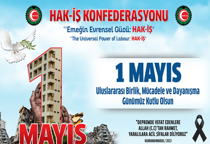 HAK- 1 MAYIS'I ADANADA KUTLAYACAK