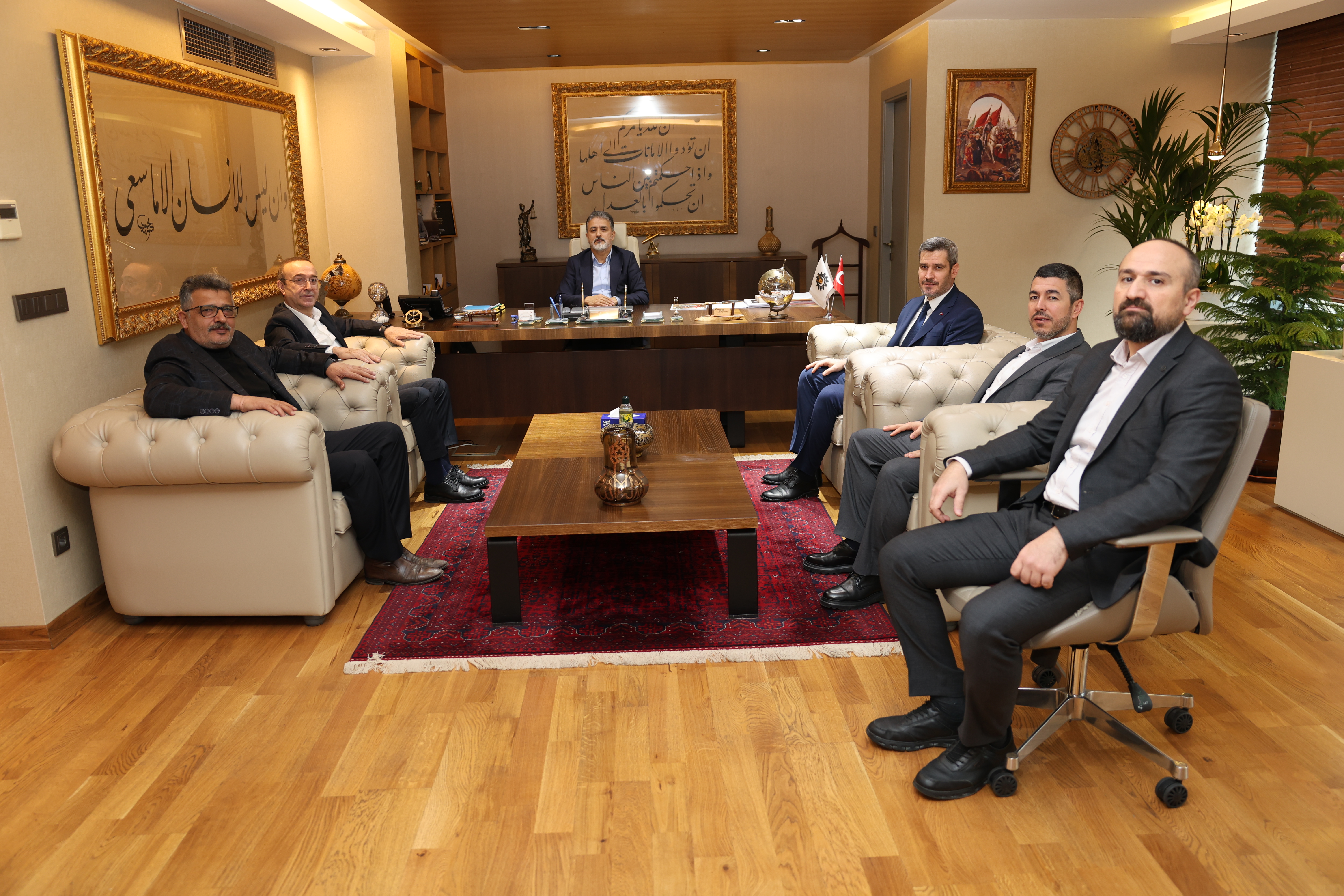 Tar�m Kredi Yem Genel M�d�r� Nedim Nar�dan Genel Ba�kan�m�za Hay�rl� Olsun Ziyareti 