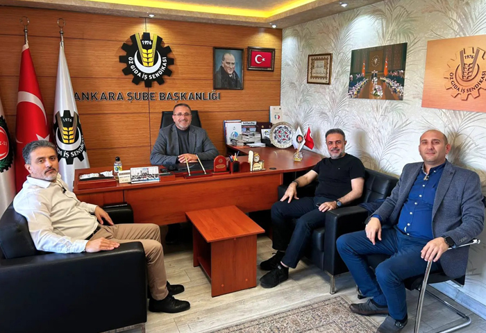 Çukutli, Ankara Şube Başkanlığımız ve Hizmet İş 4 Nolu Şube Başkanlığını ziyaret etti