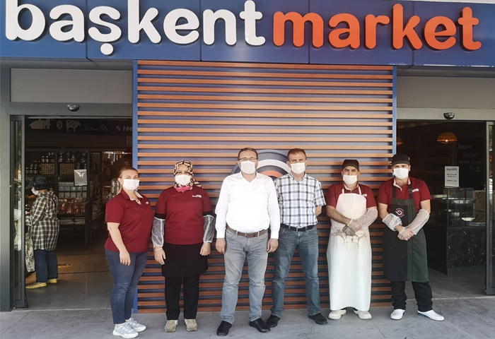 Ankara ube Bakanmzdan yeni alan Bakent Markete hayrl olsun ziyareti