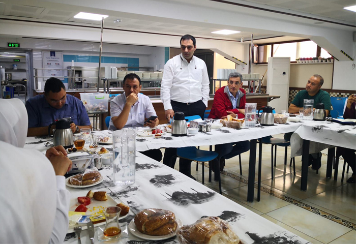 Biskot Karaman fabrikasnda kahvaltl alma toplants