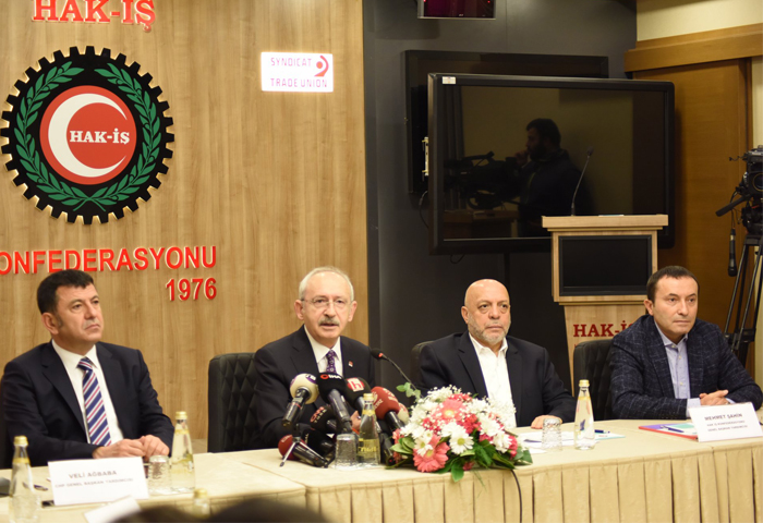 CHP Genel Bakan Kldarolu'ndan Hak-'e ziyaret