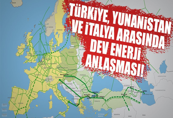 Trkiye-Yunanistan-talya doalgaz ticaretini gelitirmeye ynelik anlamay imzalad