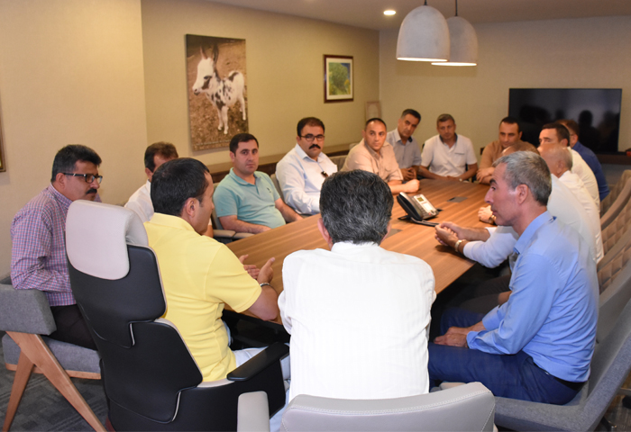ESK Temsilcileri Genel Bakanmz Mehmet ahin'i ziyaret etti