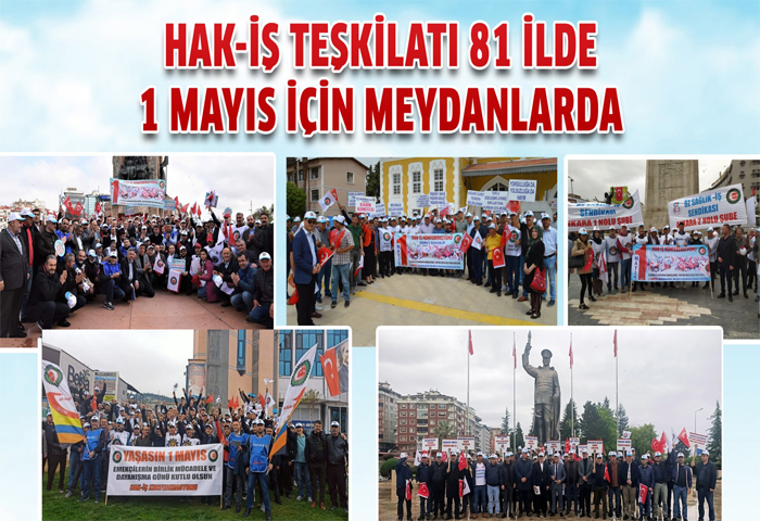 Hak- Tekilat 81 lde 1 Mays in Meydanlarda