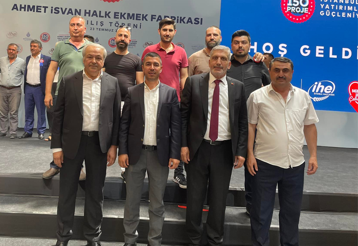 Genel Bakan Yardmclarmz stanbul'da halk ekmek fabrikas alna katld