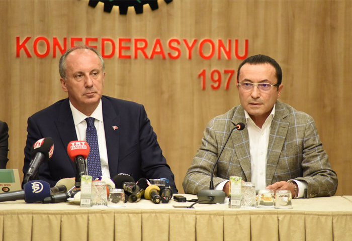 Cumhurbakan Aday Muharrem nce'den Hak-'e Ziyaret