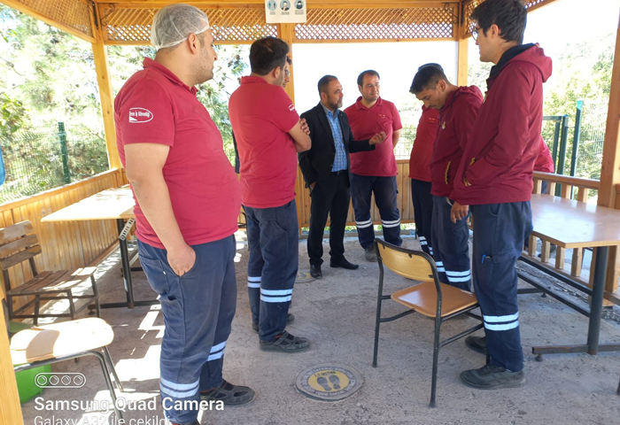 Bursa Şube Başkanımız Kaya Köyceğizde Mavidağ Su Fabrikasını ziyaret etti
