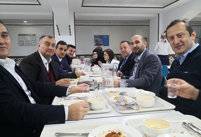 Karaman ube Bakanmz Grsoy, Yldz Holding Ynetim Kurulu Bakan Murat lker ile bir araya geldi