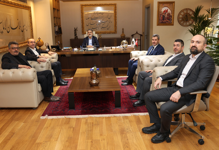 Tar�m Kredi Yem Genel M�d�r� Nedim Nar�dan Genel Ba�kan�m�za Hay�rl� Olsun Ziyareti 