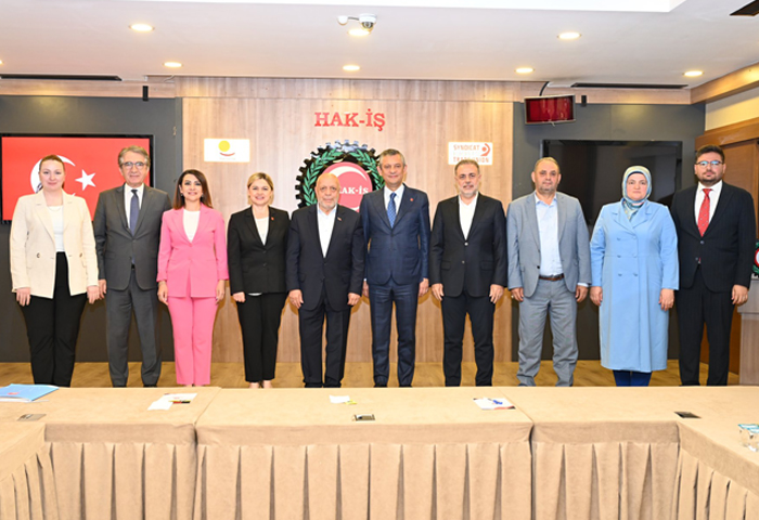CHP HEYETİNDEN HAK-İŞ’E ZİYARET