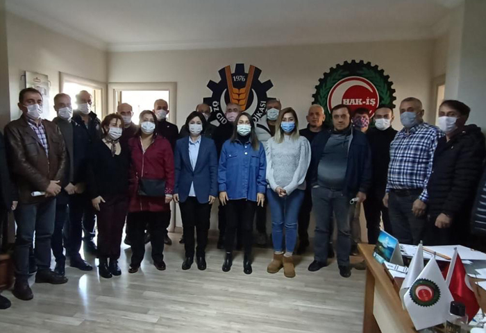 Sendikal Farkndalk ve Kapasite Artrma Projemizin 8. eitim program Rize ubemizde yapld