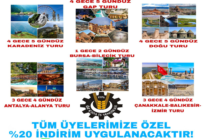 Turizm dolu dizgin