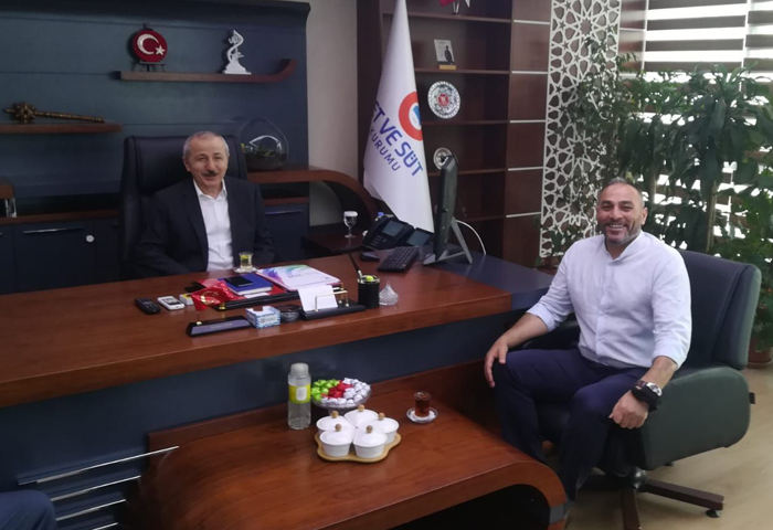 Ankara ube Bakan Yardmcmz ztrk, ESK Genel Mdr Uzunu ziyaret etti
