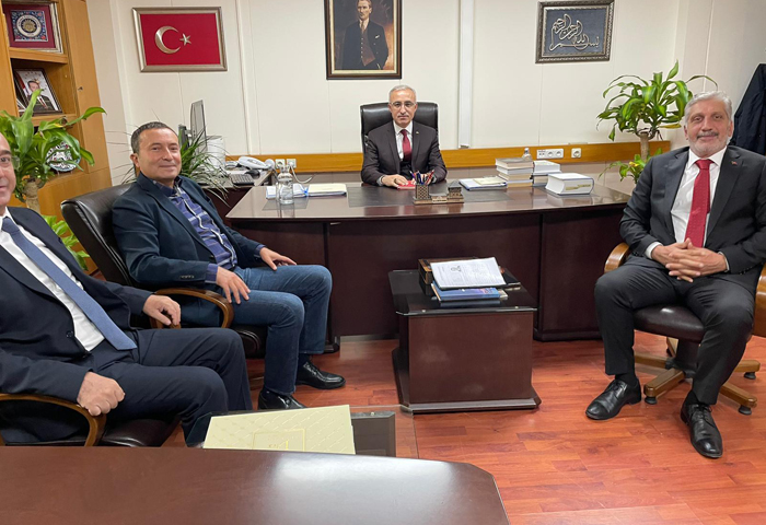 Genel Bakanmz Mehmet ahin YK yesi Karamana hayrl olsun ziyaretinde bulundu