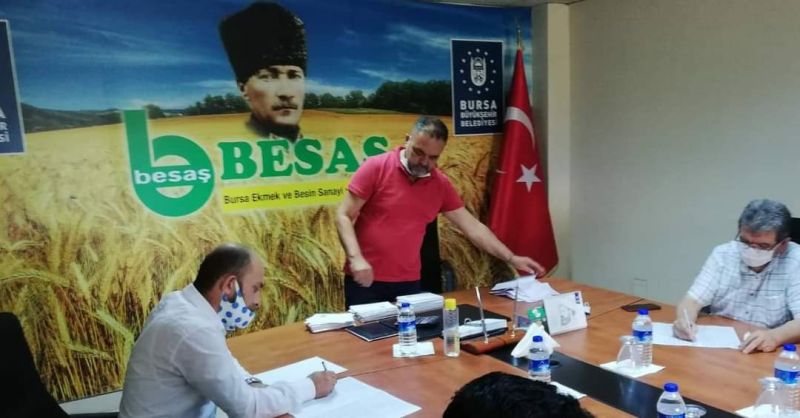 Besa Halk Ekmek fabrikas alanlar temsilcilerini seti