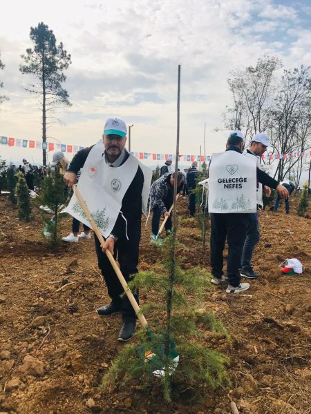 Fidan dikme kampanyasna ubelerimiz ile tam destek verdik