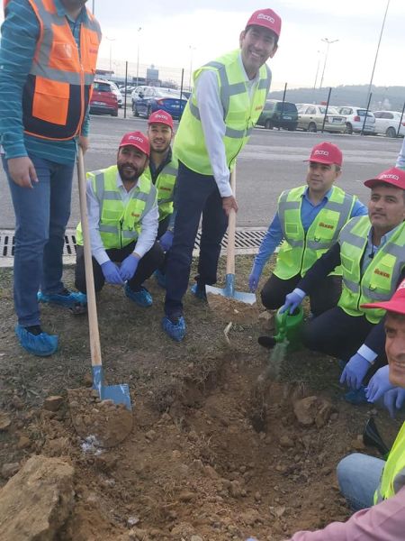 Fidan dikme kampanyasna ubelerimiz ile tam destek verdik