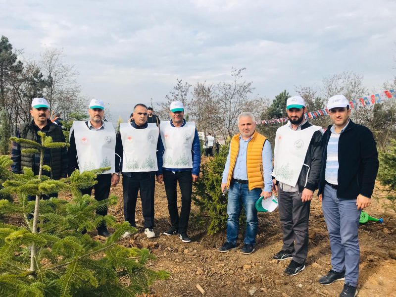 Fidan dikme kampanyasna ubelerimiz ile tam destek verdik