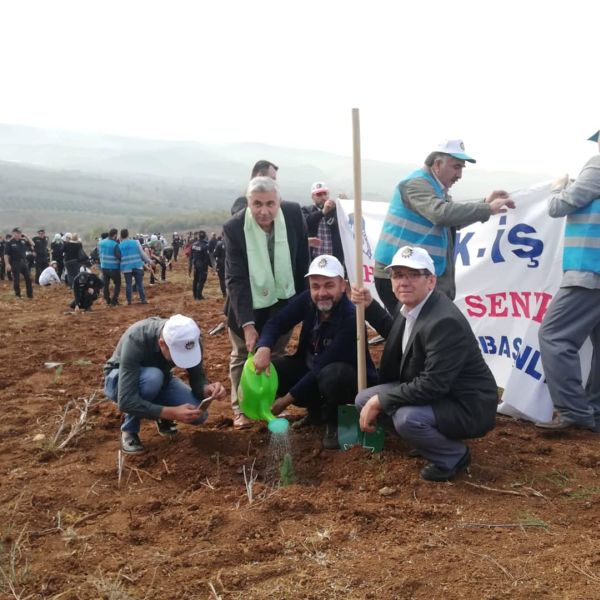 Fidan dikme kampanyasna ubelerimiz ile tam destek verdik