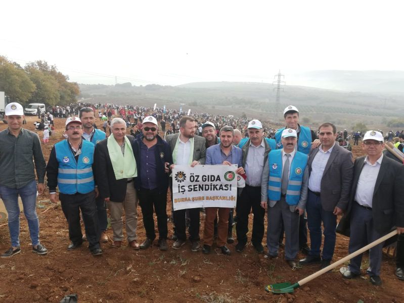 Fidan dikme kampanyasna ubelerimiz ile tam destek verdik