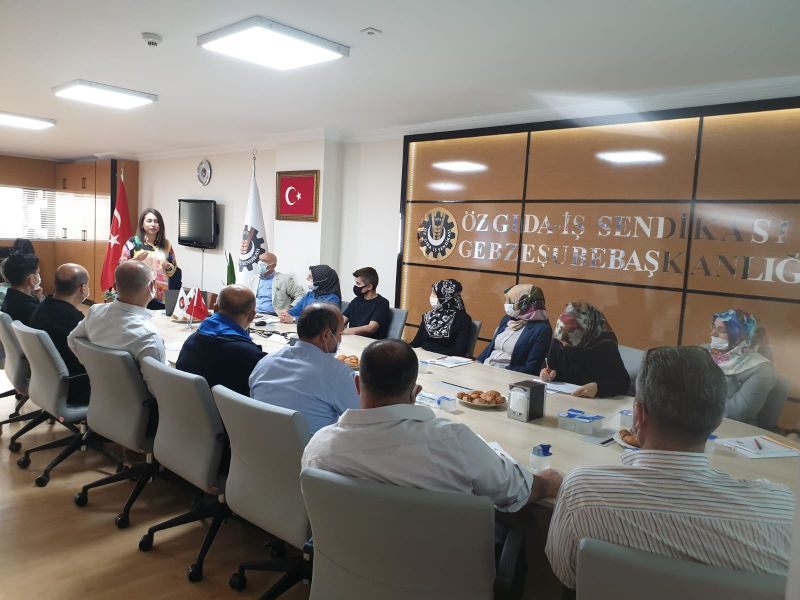 Sendikal Farkndalk ve Kapasite Artrma Projemizin ilk eitim program Gebze ubemizde yapld