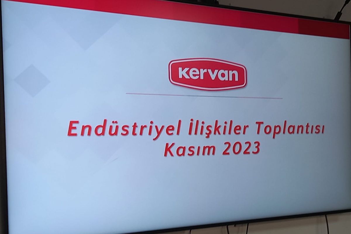 Kervan Gdada lk Endstriyel likiler Kurulu Genel Bakanmzn katlmyla yapld