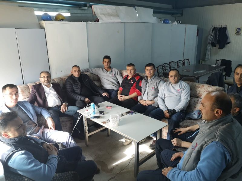 Ankara ube Bakanmz Duran iek ESK Yozgat Kombinasn ziyaret etti