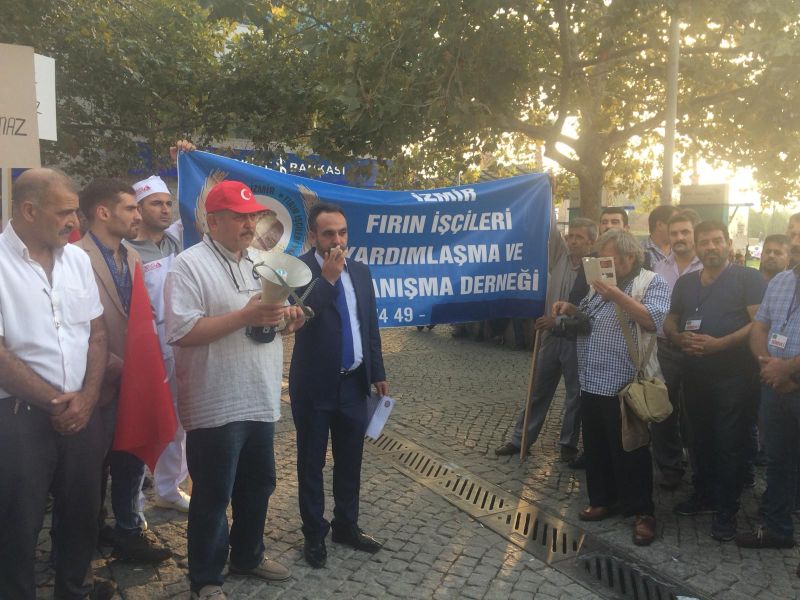 Sendikamz frn iilerinin alma koullarn protesto eylemine destek verdi