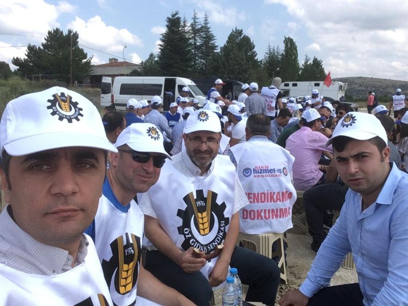 Emek ve Adalet Yryne bir destek de Ankara ubemizden