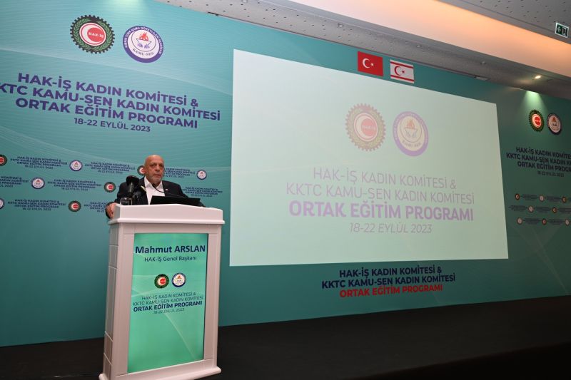 Genel Bakanmz ukutli, Hak- Kadn Komitesi Eitim Programna katld