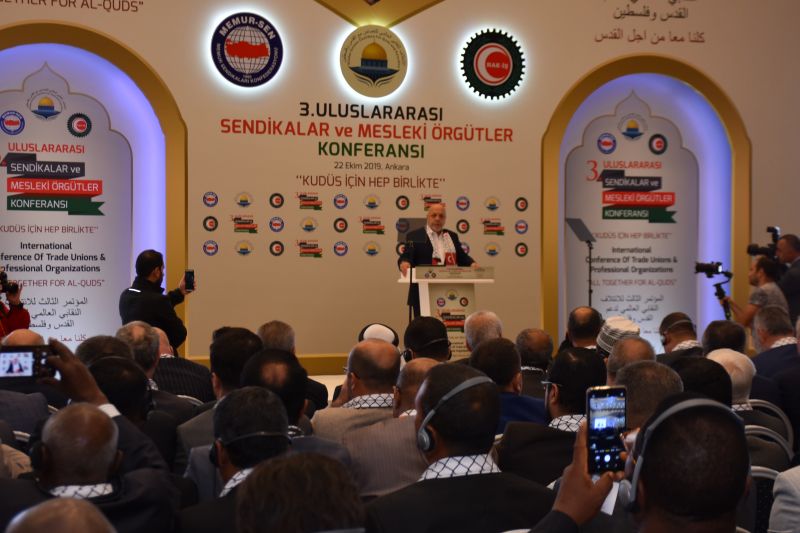 Genel Bakanmz Mehmet ahin, 3. Uluslararas Sendikalar ve Mesleki rgtler Konferansna katld
