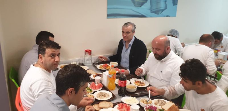 Genel Bakan Yardmcmz Halil ukutli, Unma iftar yemeine katld