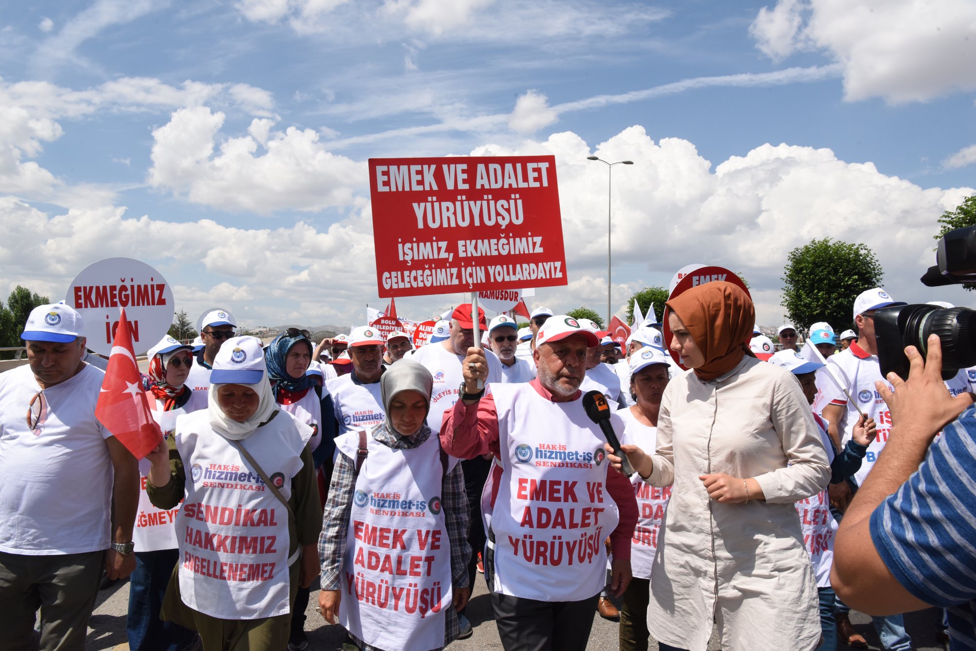 Emek ve Adalet Talebimizi CHP nnde Haykrdk