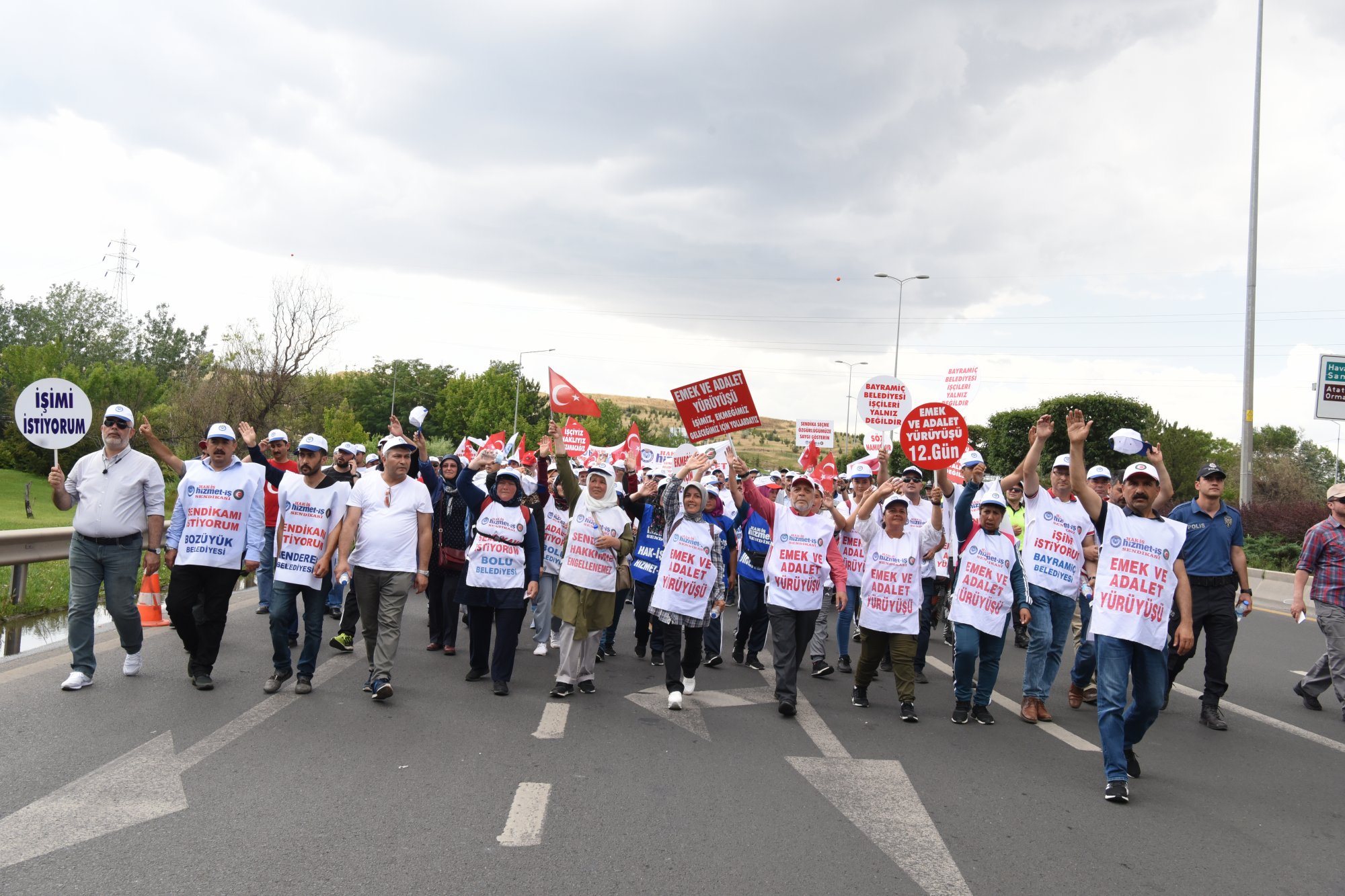 Emek ve Adalet Talebimizi CHP nnde Haykrdk