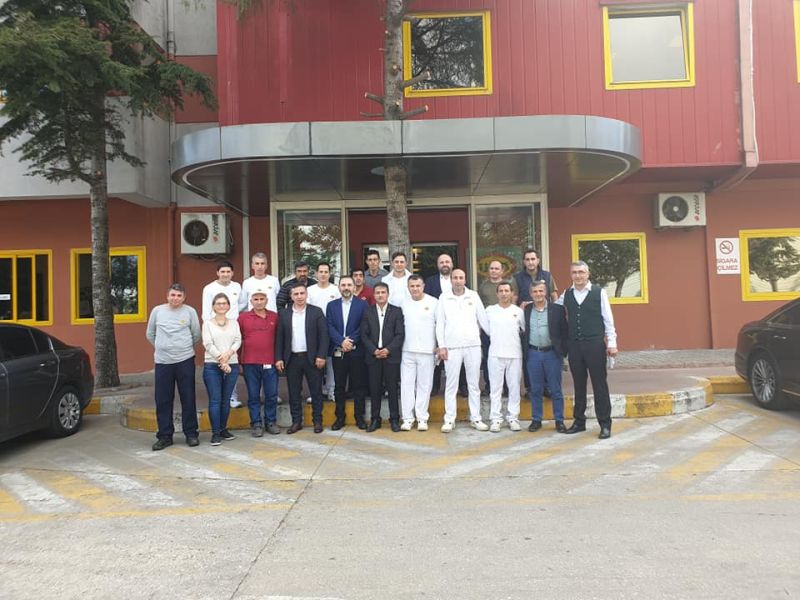 UNMAŞ çalışanları ile sabah kahvaltısı