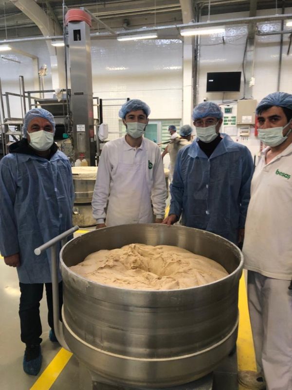 Karadağ, Besaş Halk Ekmek Fabrikasında Üyelerimizle Bir Araya Geldi