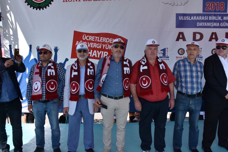 1 Mays Altn Huzmeli Gnein, Bereketli Topraklarn Merkezi Adanada cokuyla kutladk