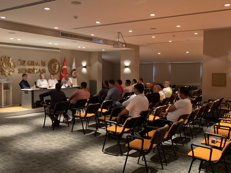 Ankara ube Temsilciler Meclisi Sendikamz Genel Merkezi toplant salonunda yapld