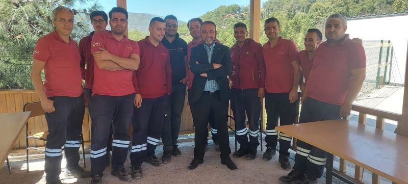 Bursa ube Bakanmz Kaya Kyceizde Mavida Su Fabrikasn ziyaret etti