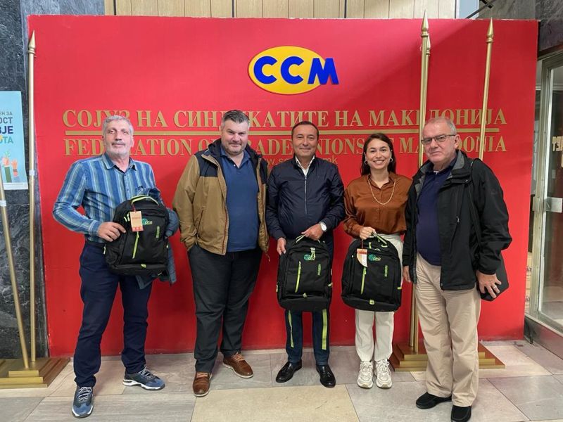 Sendikamzdan Makedonya CCM Konfederasyonuna bal Agro Syndicateye ziyaret!