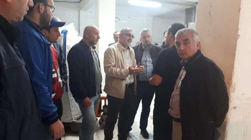 D.Karadeniz Rize ube Bakanmz Hasan Fehmi Bursal aykur Fabrikalarn ziyaret etti