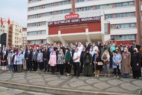 D. Karadeniz Rize ube Bakanlmzn nclnde, aykura destek aklamas yapld