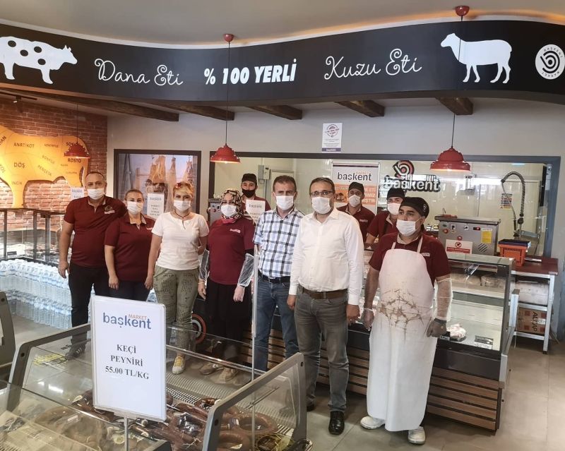 Ankara ube Bakanmzdan yeni alan Bakent Markete hayrl olsun ziyareti