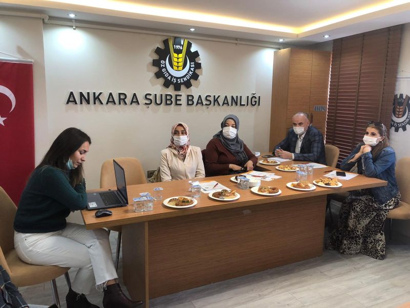 Sendikal Farkndalk ve Kapasite Arttrlmas projemizin nc eitim program Ankara ubemizde yapld